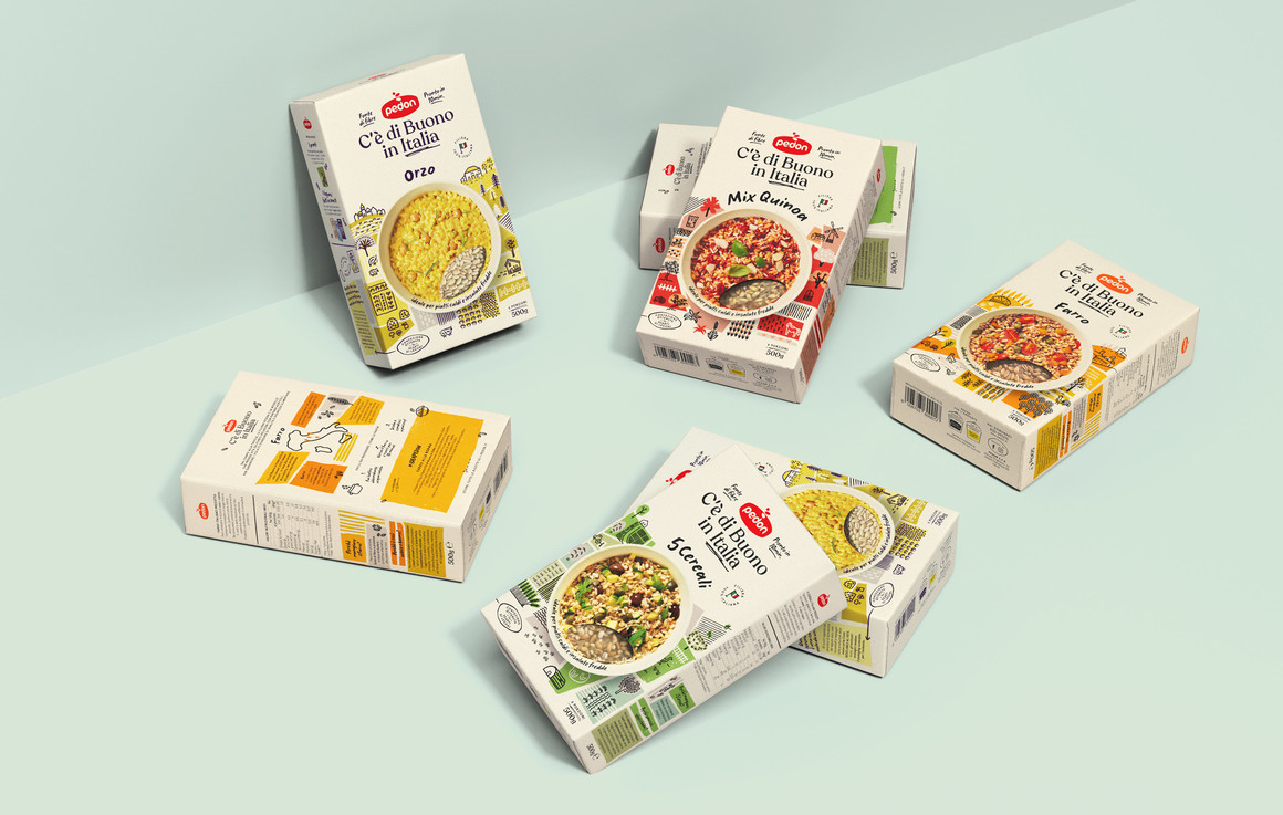 盒式谷物食品包装设计